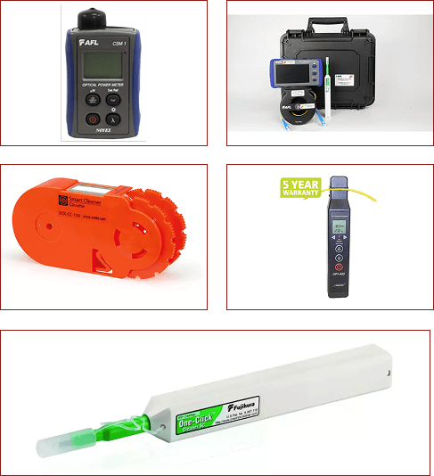 Optical cleaning solutions
